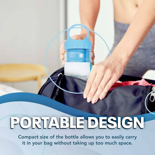 ⏰Summer Sale Buy 1 Get 1 Free❄💦Cold Sweat Towel You Can Use Anywhere, Anytime! Reusable Soft Absorbent Cooling Portable– UK Ready!