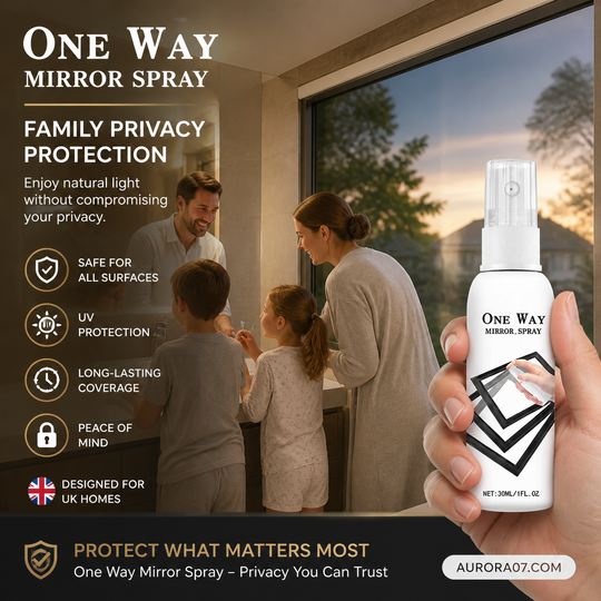 🪟 50% OFF Reflective Window Spray | One-Way Mirror Privacy Shield for Home & Car