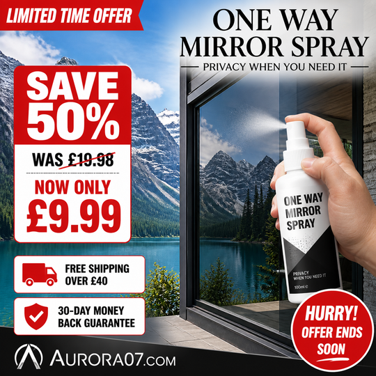 🪟 50% OFF Reflective Window Spray | One-Way Mirror Privacy Shield for Home & Car