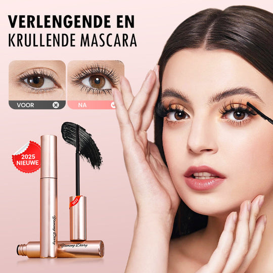 ✨Compra 1 e obtén 1 rizador de pestanas gratis✨ Máscara de pestanas de longa duración para alongar e rizar