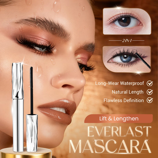 💞50K+ SOLD!👁️✨ All-Day Beautiful Lashes, Smudge-Proof! Waterproof Fiber Mascara for Natural Volume