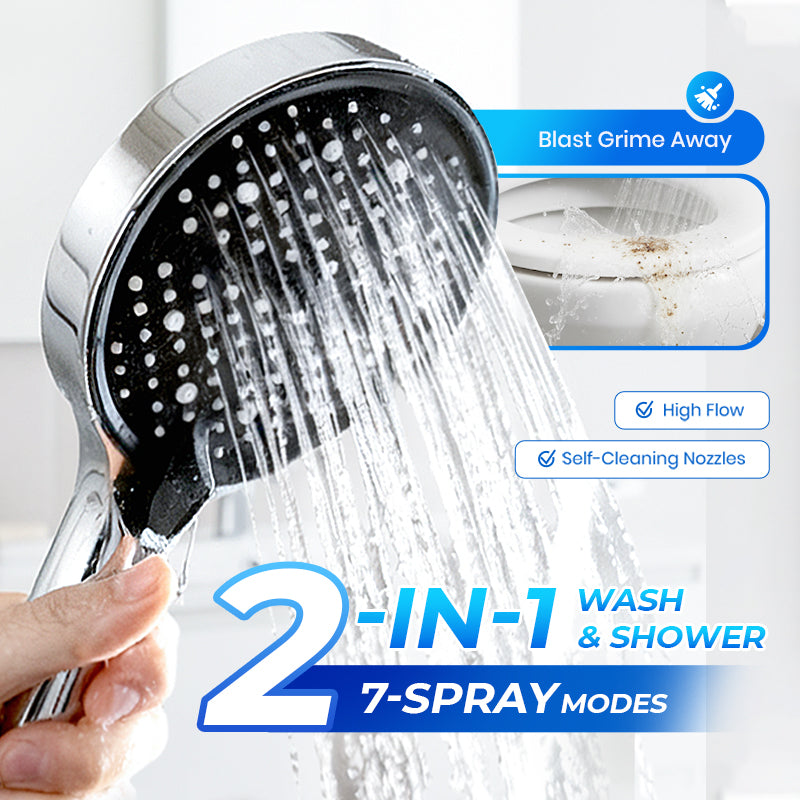 💐50 % RABATT! Verstellbarer Hochdruck-Duschkopf – Erfrischendes 360°-Duscherlebnis 💧🚿【Begrenztes Angebot】