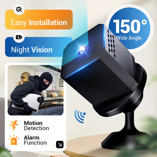 📹 30% OFF NOW! 🌙 Mini Smart HD Security Camera – Night Vision, Motion Detection & Two-Way Audio 🔒