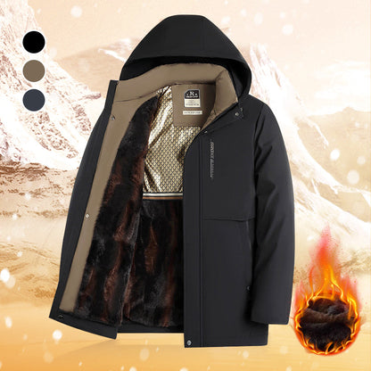 🔥Saldi 2025🔥Parka termico con cappuccio da uomo