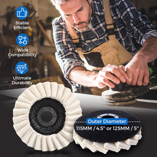 🎉Limited time 50% OFF✨Wool Felt Flap Polishing Disc
