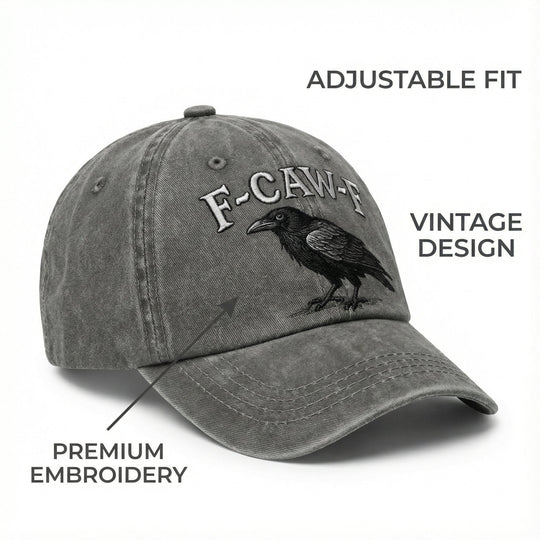 🔥New Arrivals Exclusive Sale🔥Adjustable Vintage F-CAW-F Crow Hat