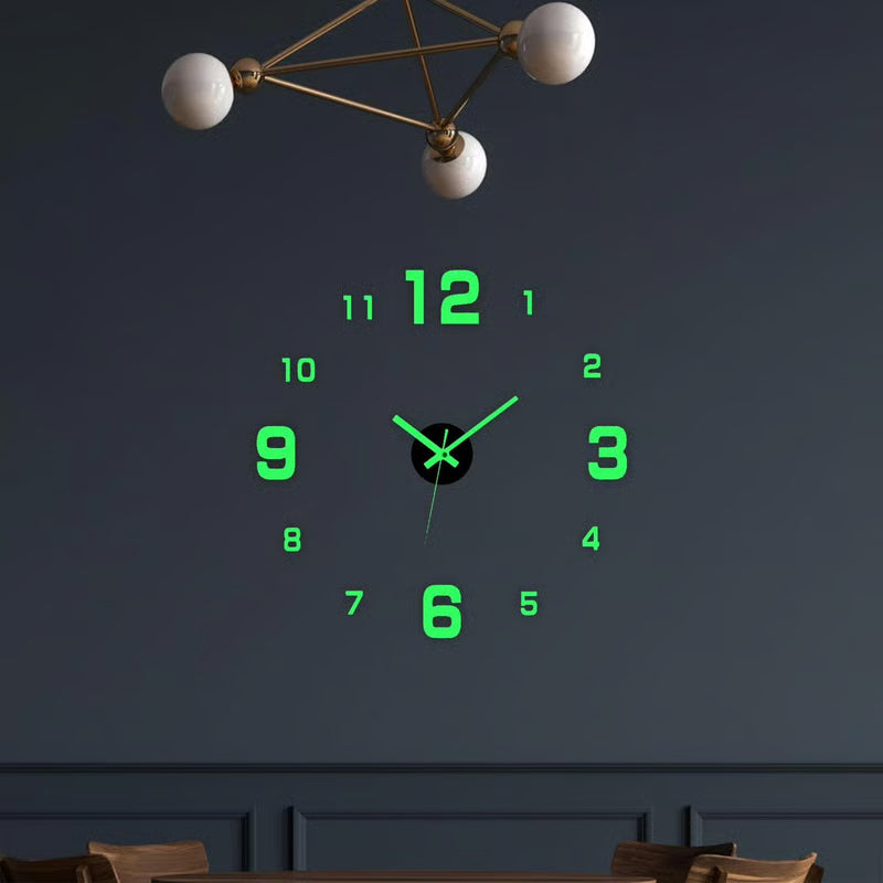 🎁Time-Sensitive Exclusive Deal!🔥 Modern 3D Digital Wall Clock – Silent Acrylic Luminous Wall Decor, Night Glow Easy-Read Time Display, Stylish Home Decoration & Gift