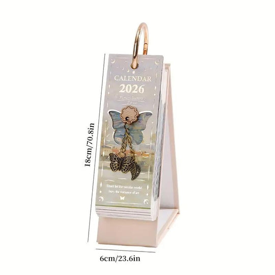 🎨 2026 Vintage European Style Oil Painting Flip Calendar