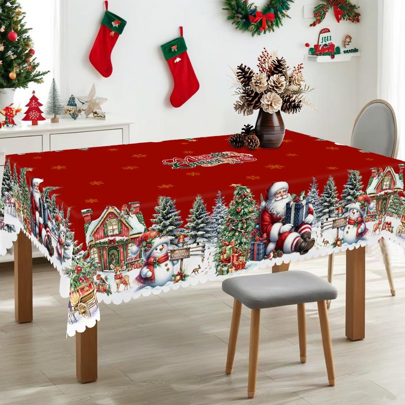 💥DERNIER JOUR DE VENTE -50%⏰50 000+ VENDUS ! ✨Nappe de Noël