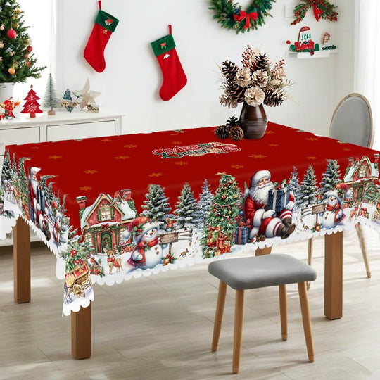 💥DERNIER JOUR DE VENTE -50%⏰50 000+ VENDUS ! ✨Nappe de Noël
