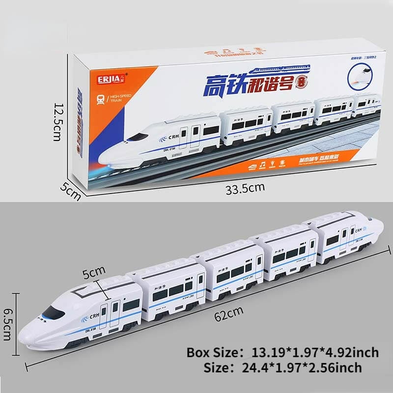 💖2025 Merry Christmas Sale💖Electric Universal Simulation High Speed Railway Harmony Train Toy