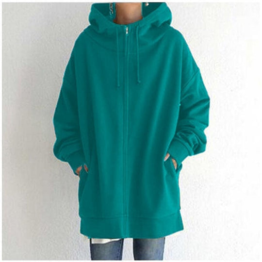 49% OFF🌷Women's Autumn/Winter Zipper Hooded Sweater