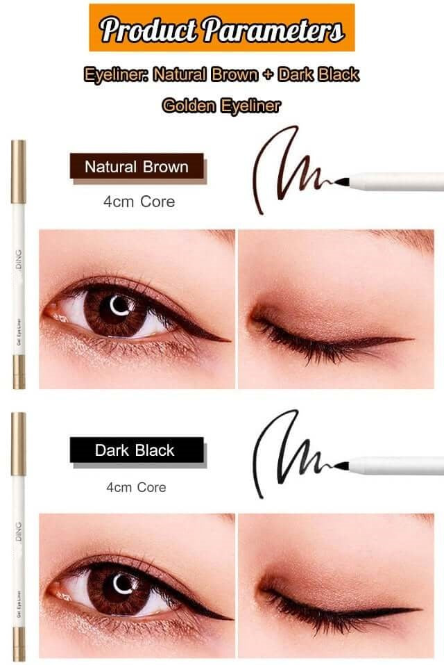 🔥Quick Dry,Waterproof and Sweat Proof Eyeliner