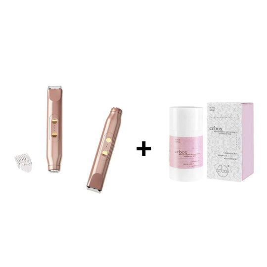 ⏳Time-Limited Special⚡Pink GONE !! ACT FAST 🚨Bikini Trimmer for Women, Electric Shaver and Razor Rechargeable 2-in-1 Body and Facial Epilator, Underarms and Legs, IPX7 Waterproof