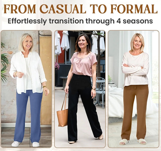 💖LAST DAY SALE 50% OFF💖2026 Women's New Type Casual High Waist Stretch Pants