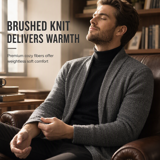 🎉This Week's Special Sales - 50% OFF✨Men's Knit Long Cardigan Jacket💝Best Gift For Him