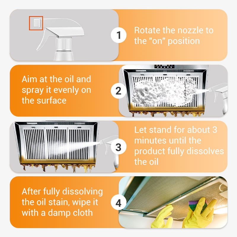 🔥2026 Kitchen Hot Sale 🍃Multifunctional Kitchen Foam Cleaner