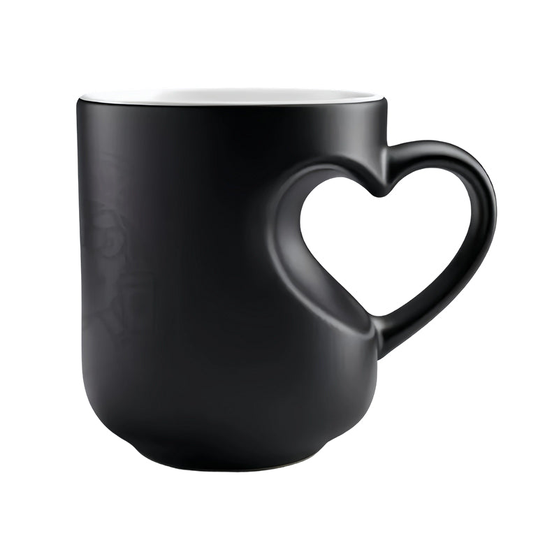 🎁Neuheiten 2026 – 30 % Rabatt💥Keramikbecher mit herzförmigem Henkel und Farbwechsel zum Valentinstag ☕