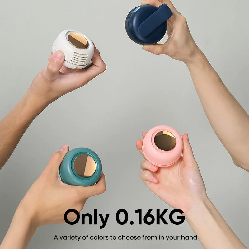 ⏳Summer Hot Sale: ONLY ￡12.99!!💞50K+ SOLD!💨2-in-1 Wearable Fan – Instantly Cools You by Up to 10°C | 24H Quiet Hands-Free Airflow🌀🌿