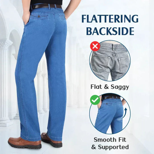 🔥Hot Sale - 49% OFF🔥Men’s High Waist Straight Fit Jeans