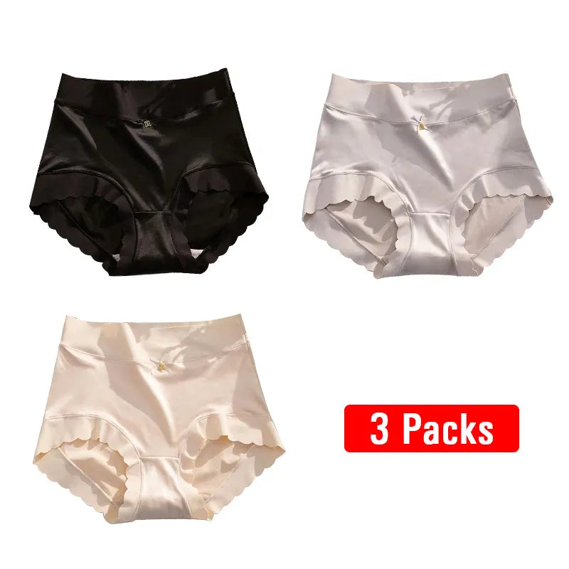 Premium Satin Antibacterial Panties Silky Skin-Loving Comfort • Odor-Control Tech • Moisture-Wicking Magic