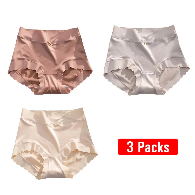 Premium Satin Antibacterial Panties Silky Skin-Loving Comfort • Odor-Control Tech • Moisture-Wicking Magic