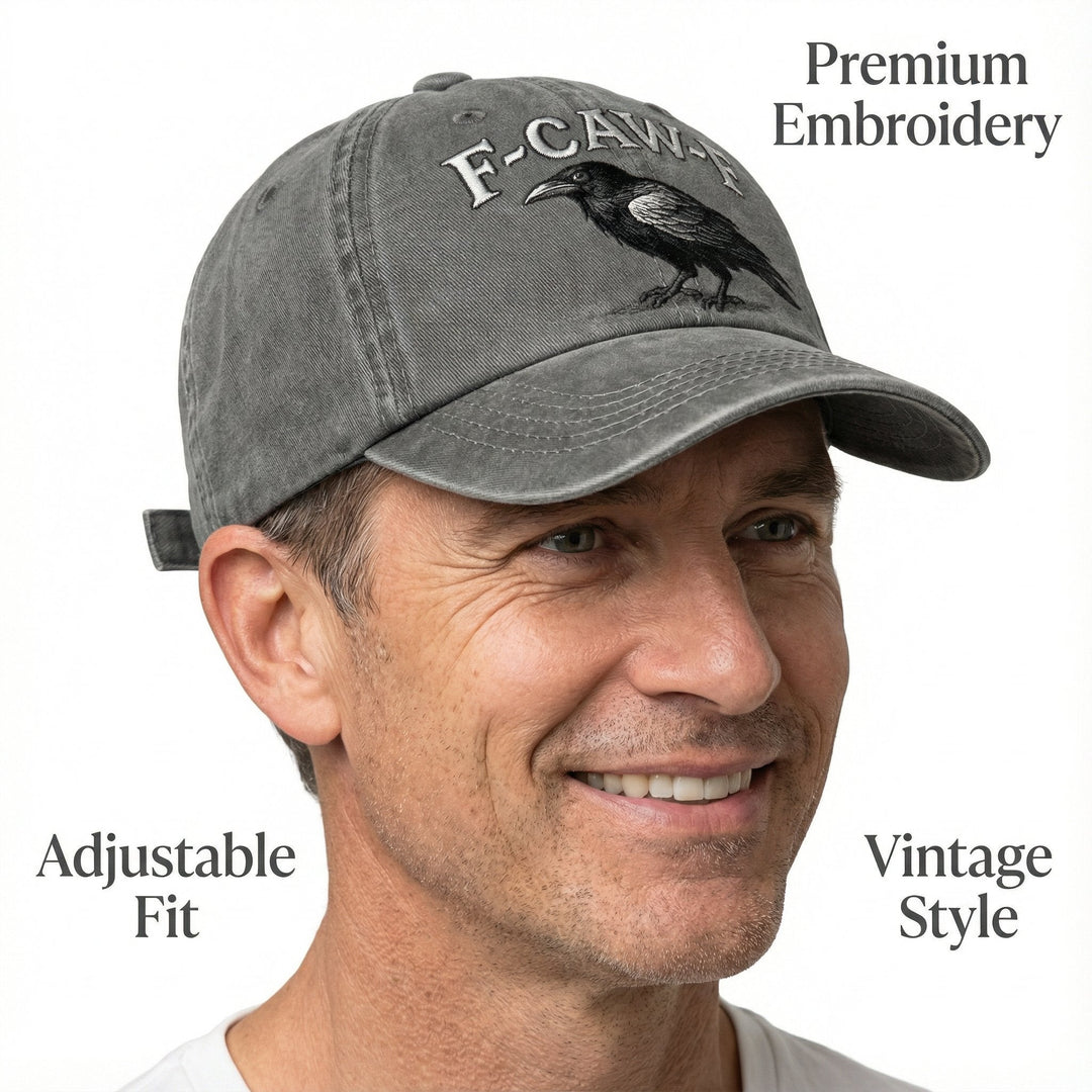 🔥New Arrivals Exclusive Sale🔥Adjustable Vintage F-CAW-F Crow Hat