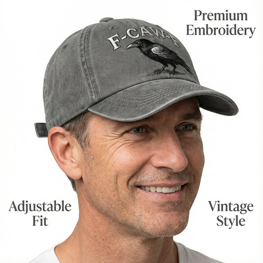 🔥New Arrivals Exclusive Sale🔥Adjustable Vintage F-CAW-F Crow Hat
