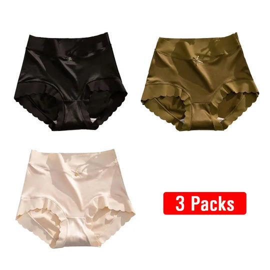 Premium Satin Antibacterial Panties Silky Skin-Loving Comfort • Odor-Control Tech • Moisture-Wicking Magic