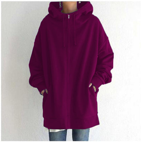 49% OFF🌷Women's Autumn/Winter Zipper Hooded Sweater
