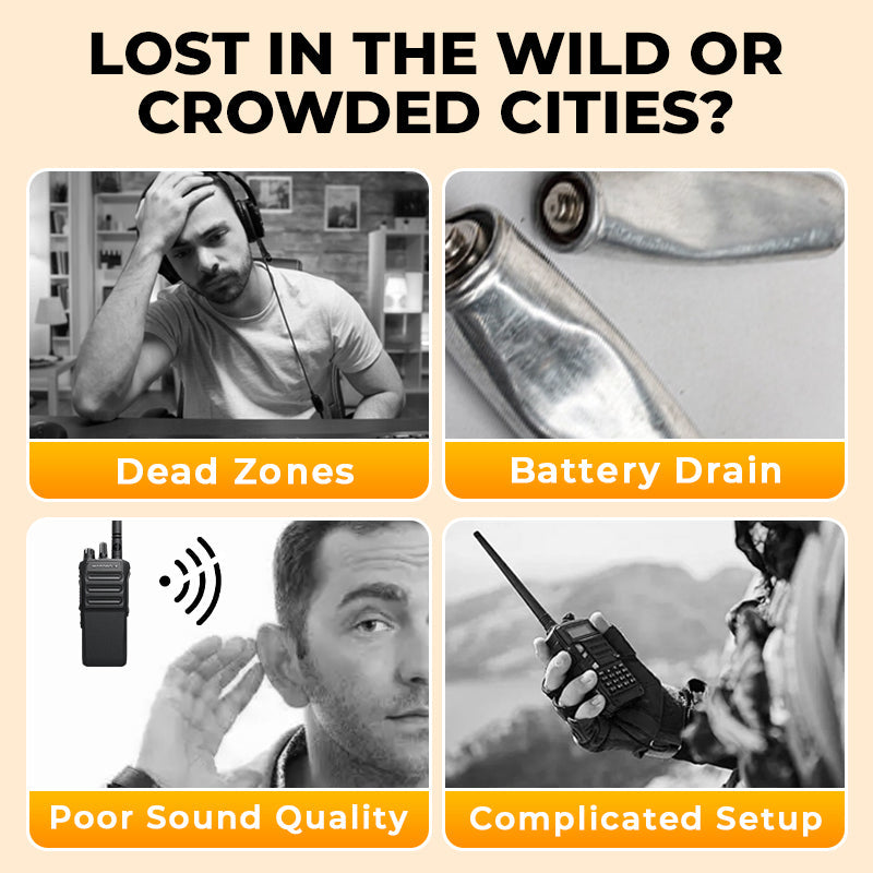 🔥Hot Sale 52% Off🔥📡 UV-5R Ham Radio Long Range UV5R Two Way Radio Dual Band Walkie