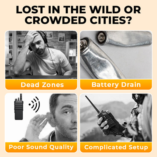 🔥Hot Sale 52% Off🔥📡 UV-5R Ham Radio Long Range UV5R Two Way Radio Dual Band Walkie