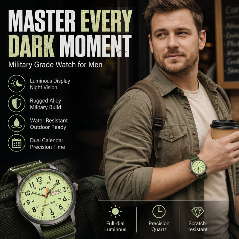 ⏳Time-Limited Special⏰Men's Quartz Watch with Luminous Display