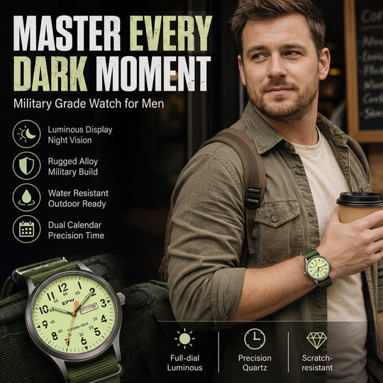 ⏳Time-Limited Special⏰Men's Quartz Watch with Luminous Display