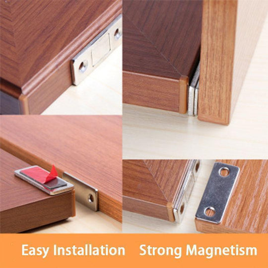 🚪🧲 LIMITED-TIME 50% OFF! 6-Piece Ultra-Thin Magnetic Door Catch Set – No-Drill Installation, Strong Hold & Stainless Steel Design 🏠