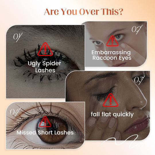 💞50K+ SOLD!👁️✨ All-Day Beautiful Lashes, Smudge-Proof! Waterproof Fiber Mascara for Natural Volume