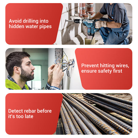 6-in-1 Multifunctional Handheld High-definition LCD Display Wall Metal Detector