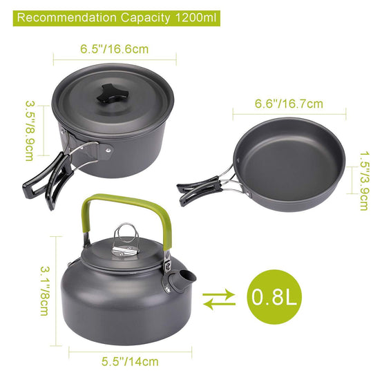 📢📢50% OFF !! ⏰Camping Gas Burner – 5800W, Piezo Ignition, Windproof 🔥
