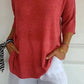 🔥Hot Sale-50% OFF🥰Solid Color Knitted V-neck Top