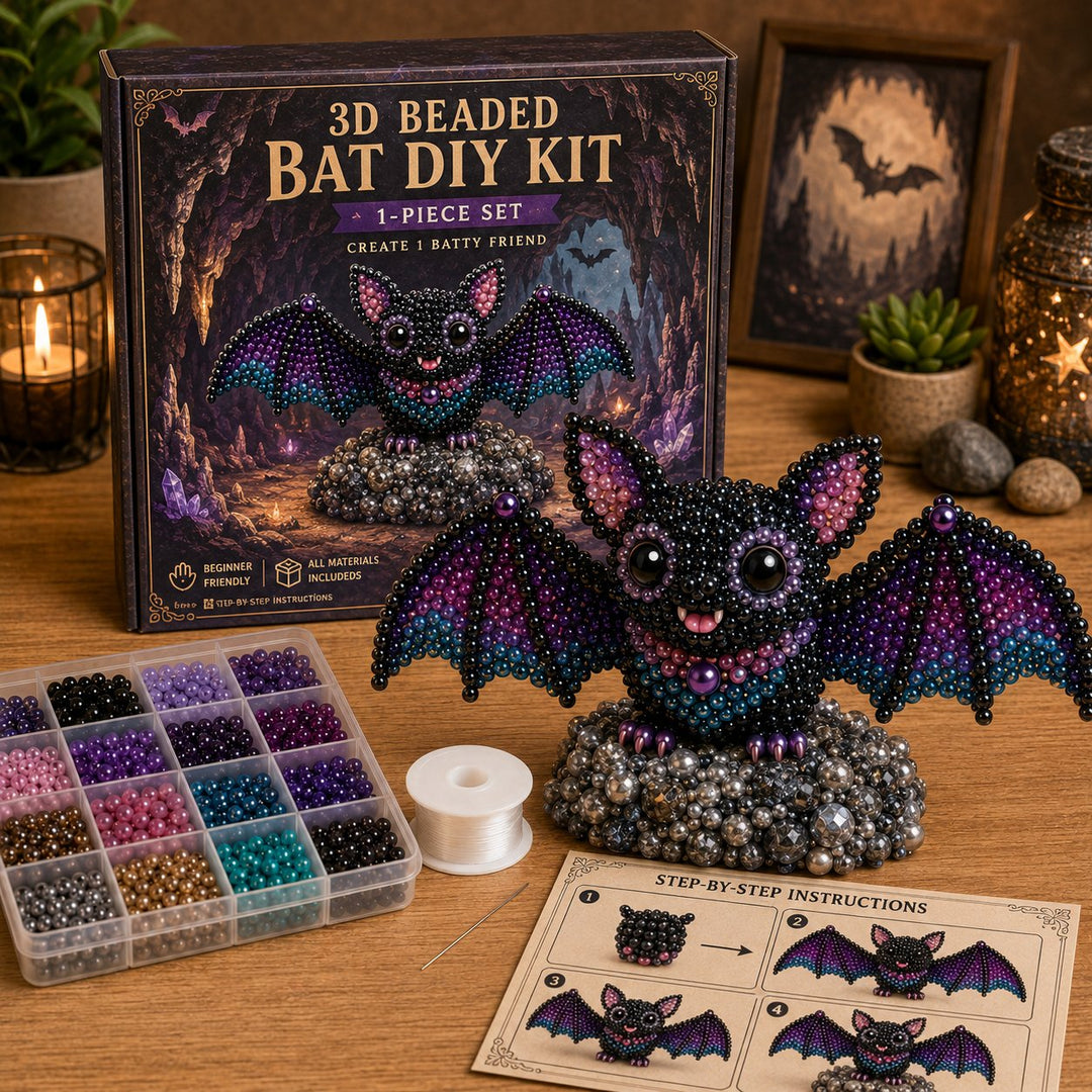 🏆Limited Time Sale 50% OFF🧵✨Petite 3D Beaded Animal Craft Kit
