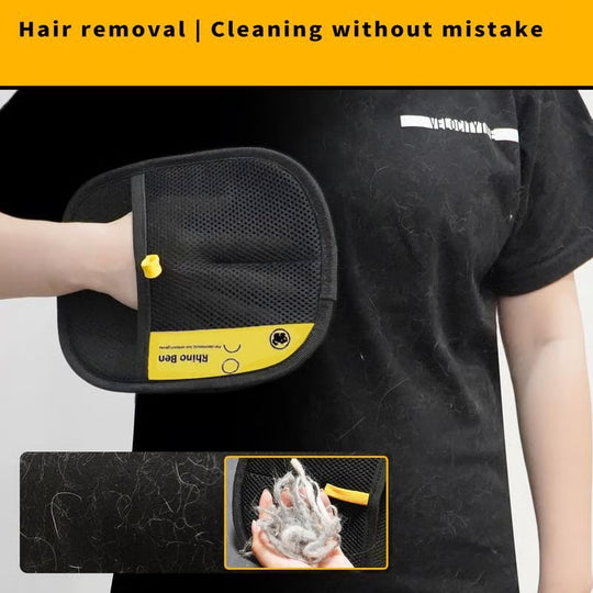 ⚡ 50K+ SOLD! 🎁Reusable Electrostatic Pet Hair Removal Glove - Works on Clothes, Couch, Car & All Fabric Surfaces
