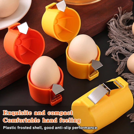 🍳🥚 30% OFF! Practical Egg Shell Opener – Clean Crack, No Mess, Works on All Sizes