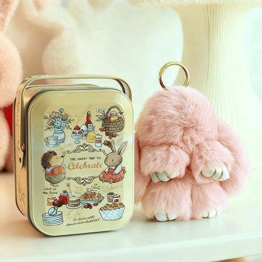 🏆LIMITED TIME SPECIAL SALE 30% OFF🐰 Handmade Soft Bunny PomPom Charms