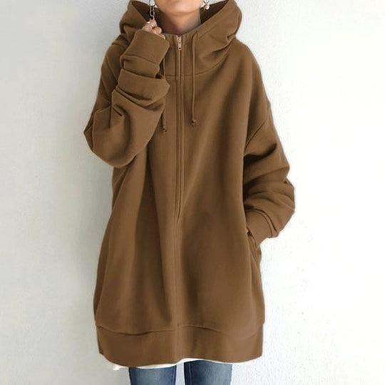 49% OFF🌷Women's Autumn/Winter Zipper Hooded Sweater