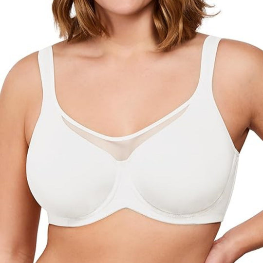 ⏳💐Hot Sale Only £7.99!!!🖤Women's Elegant Sheer Full Coverage Non-padded Plus Size Bra