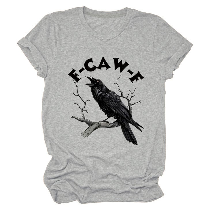 🤩Surprise Price: Only £14.99!!🖤🐦‍⬛F-Caw-F Funny Crow T-shirt