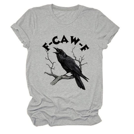🤩Surprise Price: Only £14.99!!🖤🐦‍⬛F-Caw-F Funny Crow T-shirt