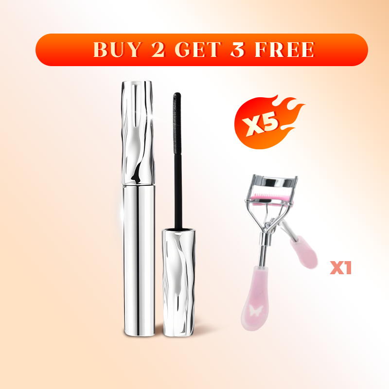 💞50K+ SOLD!👁️✨ All-Day Beautiful Lashes, Smudge-Proof! Waterproof Fiber Mascara for Natural Volume