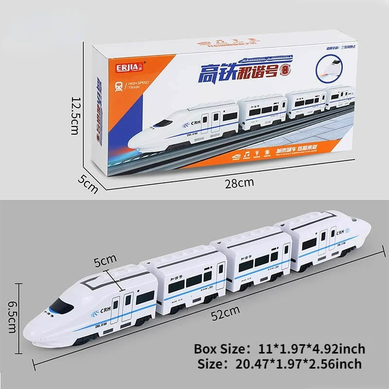 💖2025 Merry Christmas Sale💖Electric Universal Simulation High Speed Railway Harmony Train Toy