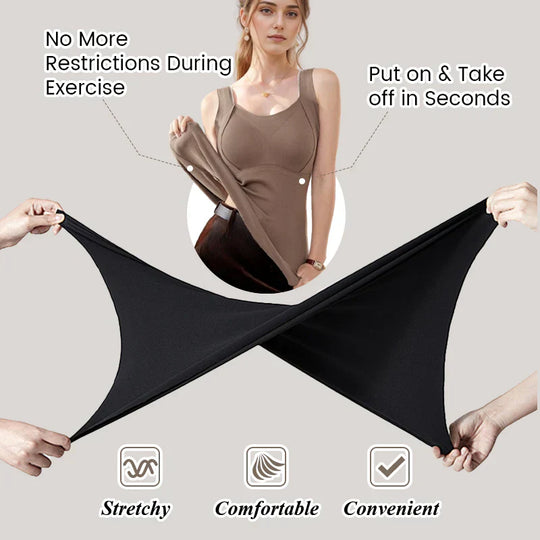 💃2025New 50%OFF✨Thickened Warm Tank Top with Lined Bra